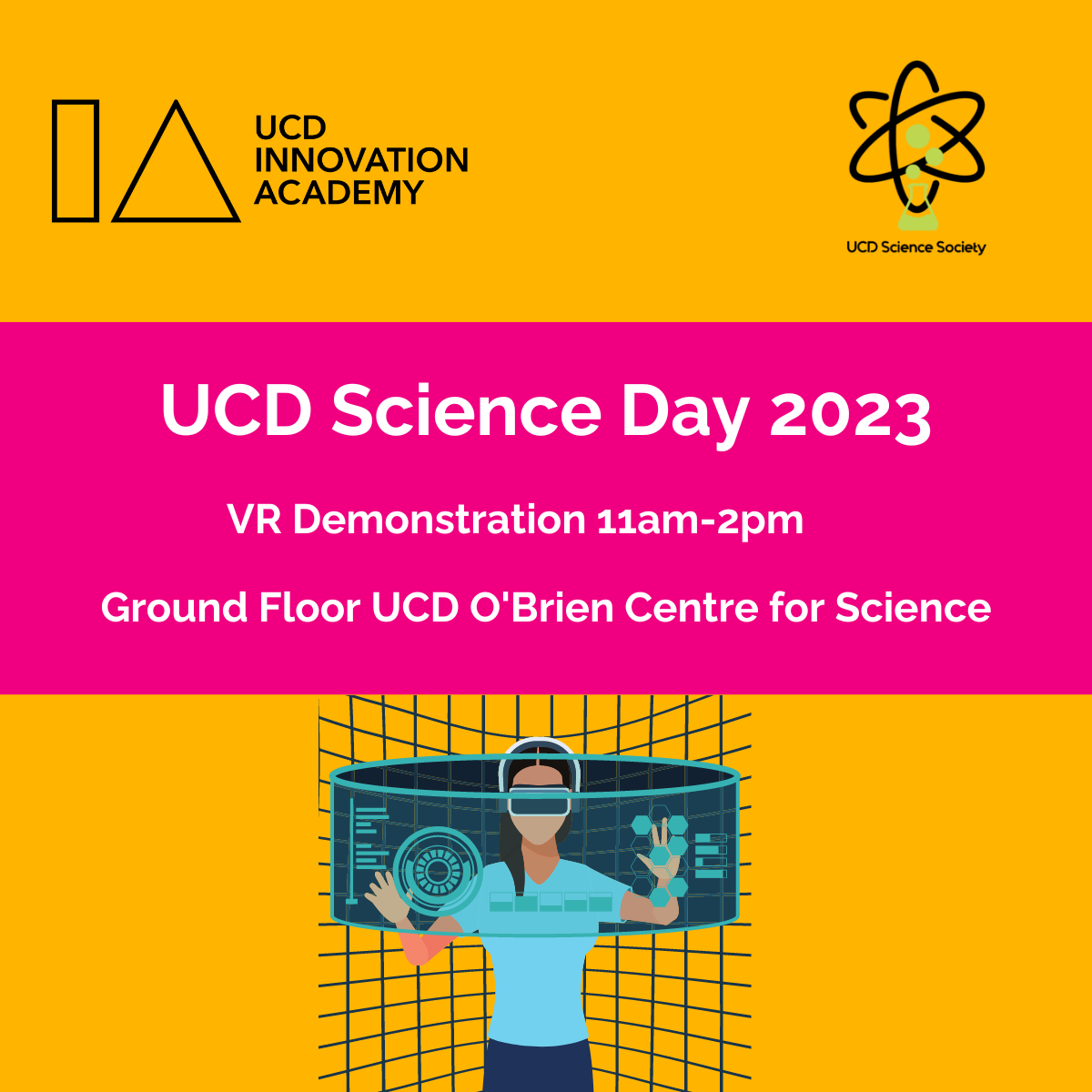 UCD Science Day 2023 VR Demonstration